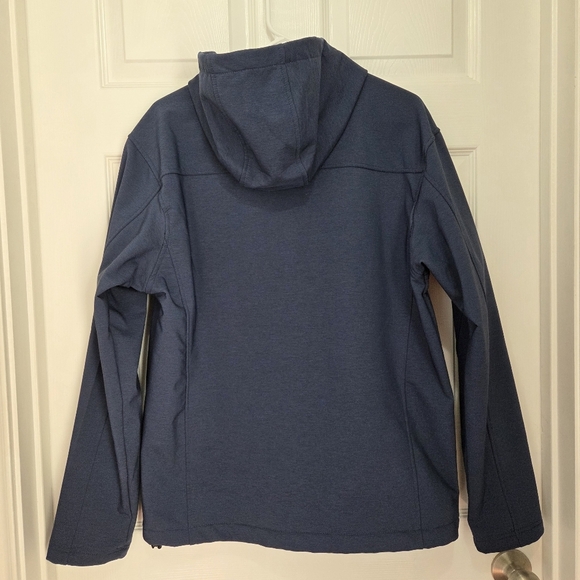 New Balance Navy and White Men's Jacket size Medium Casual Fall Softshell - Picture 2 of 7